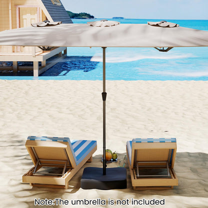 Giantex Square Parasol Base Weight Bag, 80KG Sand Fillable Umbrella Stand