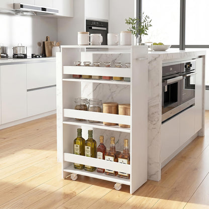 GiantexUK 4-Tier Kitchen Storage Trolley
