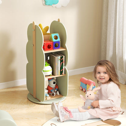 Display Corner Book Shelf with Side Hooks for Small Space