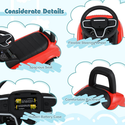 Kids Ride On Push Car Foot-to-Floor Walking Sliding Toy Car