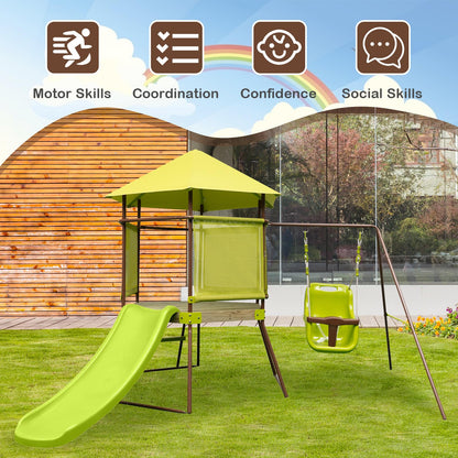 4 in 1 Heavy Duty Metal Swing Frame with Baby Swing