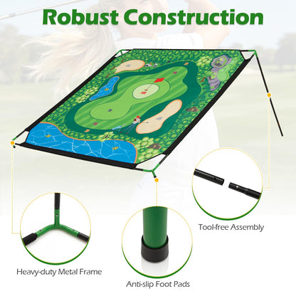 Large Golf Chipping Game Set for Adults & Kids