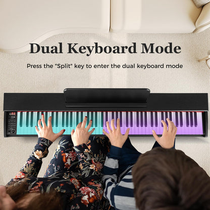 88-Key Hammer Action Weighted Keyboard Upright Digital Piano for Beginners
