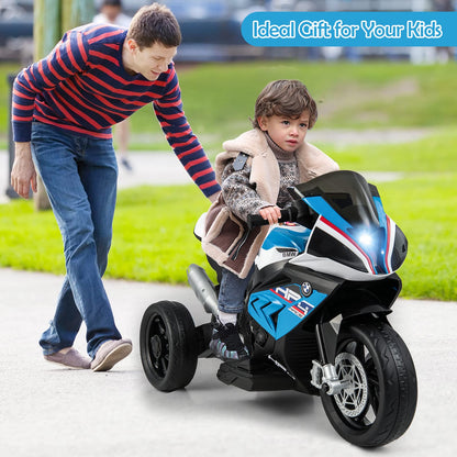 12V Kids Motorcycle Ride-On Toy with Music and Headlight