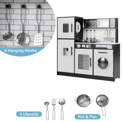 Play Kitchen Toy Set with Oven and Washing Machine for Aged 3+ Years Old