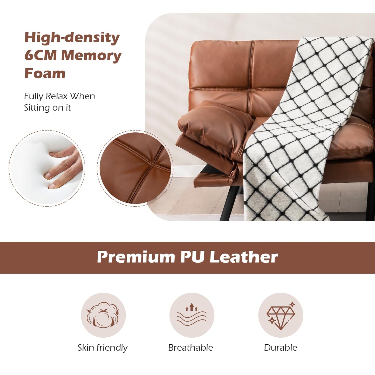 2 Seater Convertible Sofa Bed with Reclining Backrest