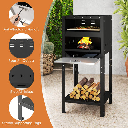 30 cm Outdoor Pizza Oven Pizza Peel and Oxford Cloth Cover