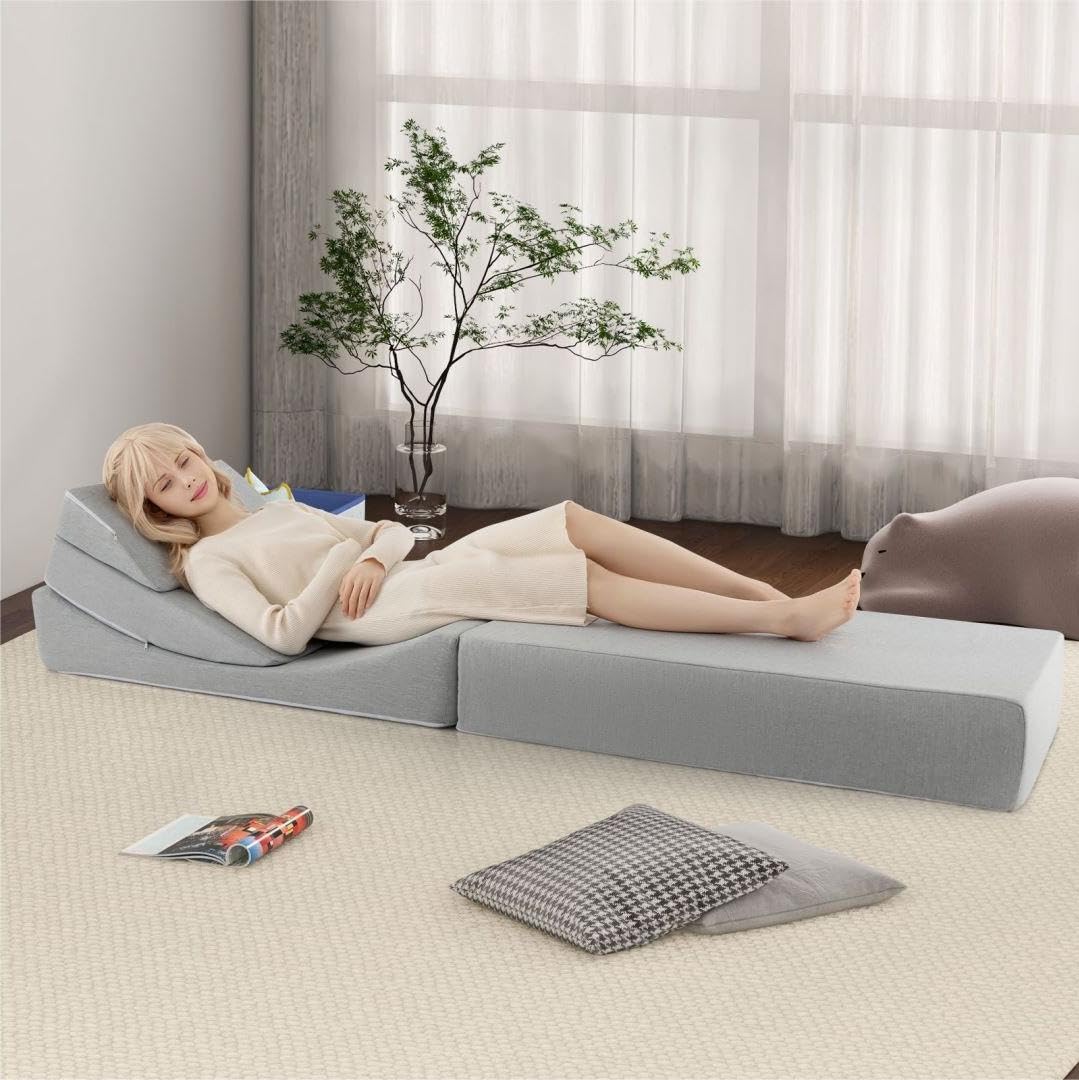 Convertible Folding Sofa Bed with High-density Foam