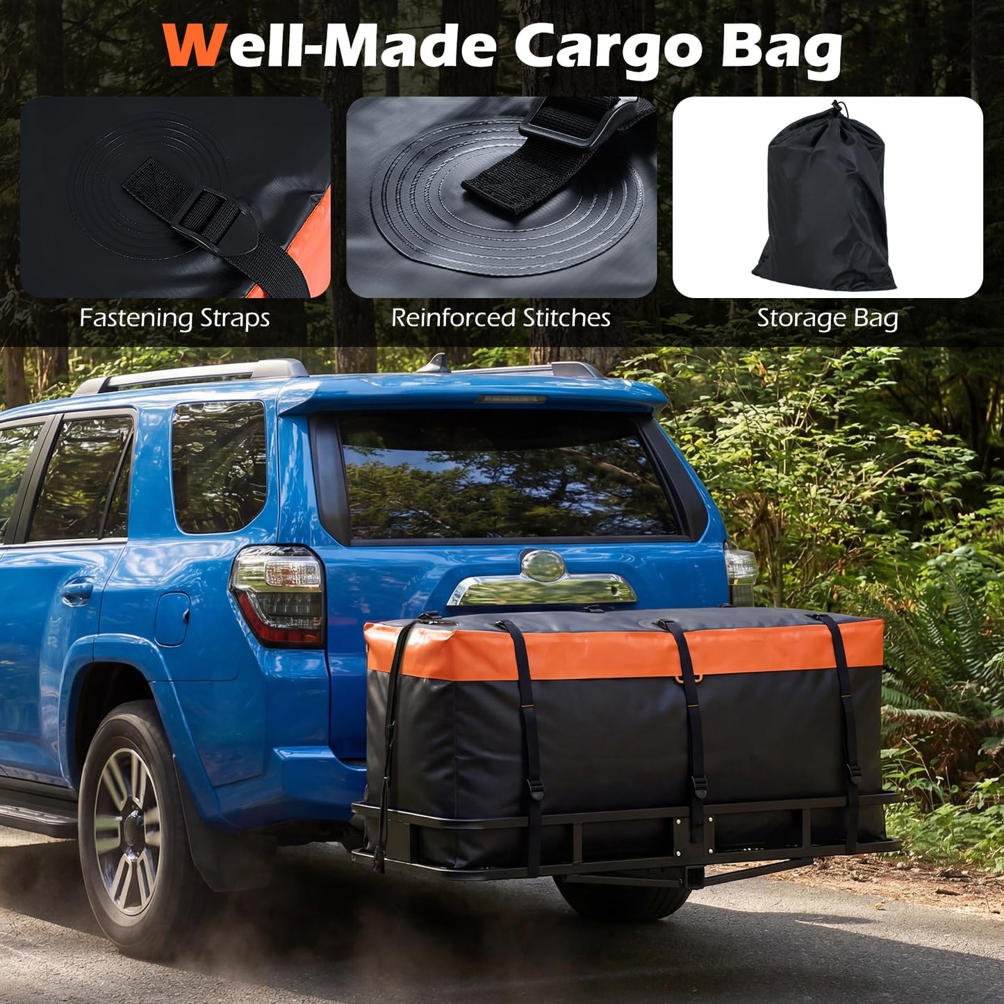 455/550L Hitch Mount Cargo Carrier Bag