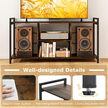 Giantex  TV Stand Cabinet for 55 Inch TVs 120cm Industrial TV Unit Media Entertainment Center