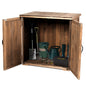 GiantexUK Wooden Garden Shed, Outdoor Tool Storage Cabinet with Double Doors