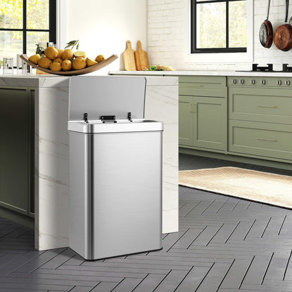 53/60L Automatic Trash Can with Lid