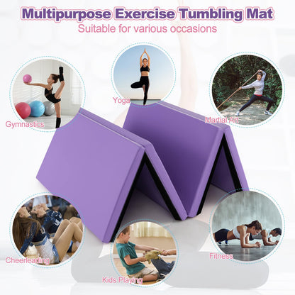 8FT x 4FT Tumbling Mats with High Density 5cm Thick Foam