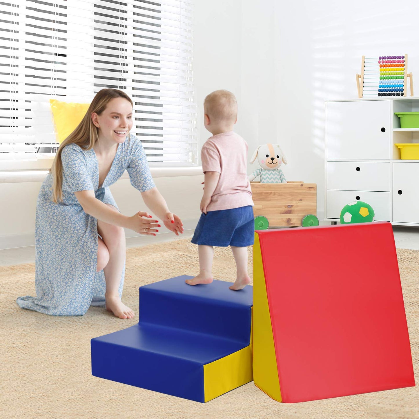 Toddler Climb and Crawl Foam Play Set Baby Soft Play Equipment