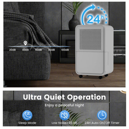 15 L Dehumidifier for Home with 4 Modes and 24H Timer