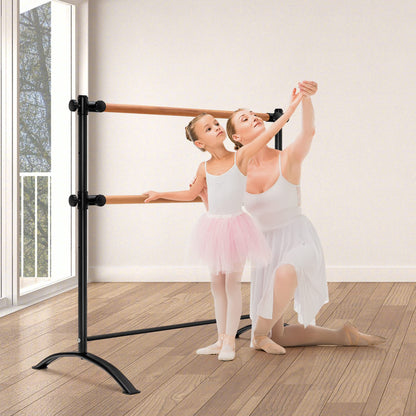 4 Feet Freestanding Ballet Barre with Height Adjustable