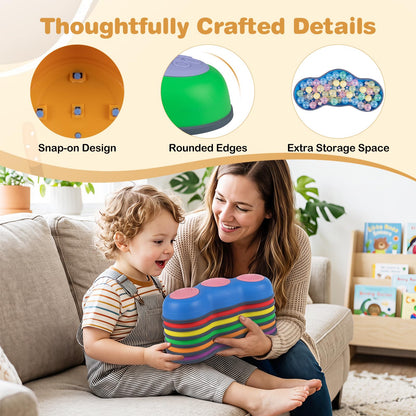 Kids Stepping Stones, Stackable Balance Blocks