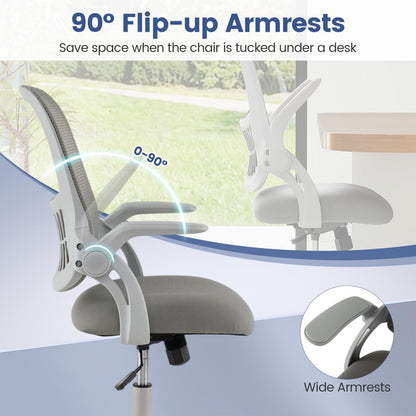 Mesh Office Chair, Height Adjustable Swivel Computer Desk Chair