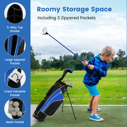 Kids Complete Golf Clubs Set for Boys and Girls Aged 8-10/11-13 Years