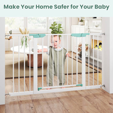 Wide Baby Safety Gate Fits 80-123 CM Openings