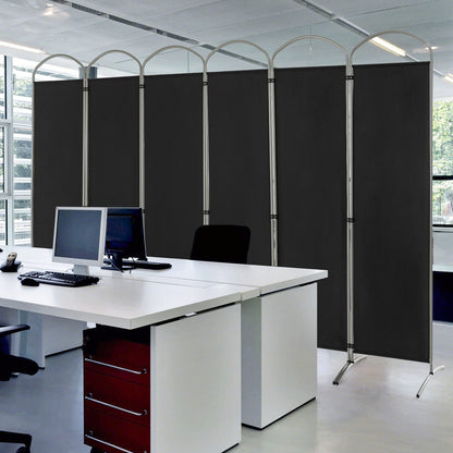 6 Panel Room Divider Freestanding and Folding Design for Home Office