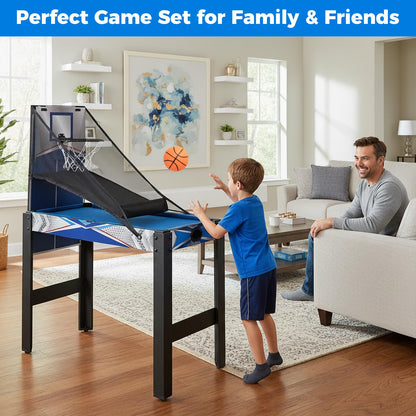 Multi Games Table, 6 in 1 Combo Tables with Air Hockey, Billiards, Table Tennis