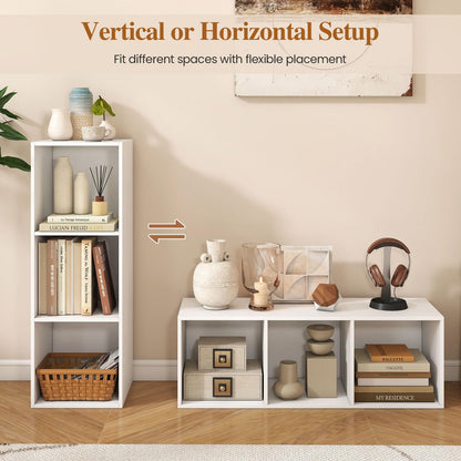 3/4/6/9-cube Bookcase, Space-Saving