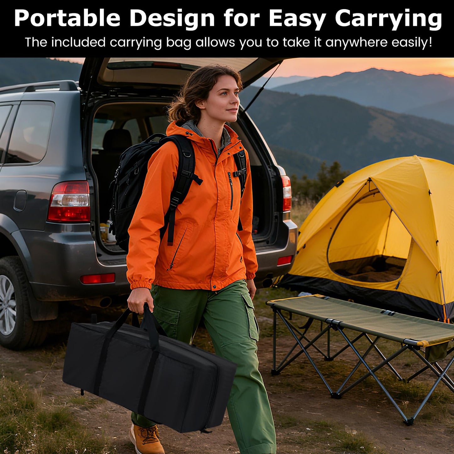 Bike Storage Shed Tent, Waterproof Anti-UV Garden Shed with Silver-coated Fabric