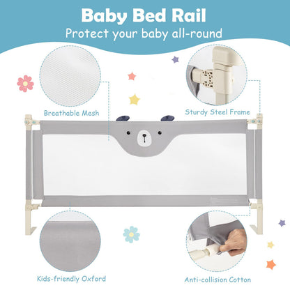 Anti-Fall Protection Mesh Guardrail for Toddlers Kids