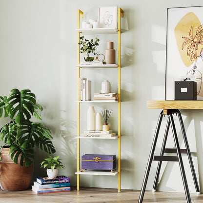 Tall Narrow Wall Bookshelf Open Display Rack
