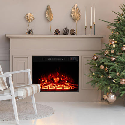 23” Electric Fireplace 750W/1500W Fireplace Insert