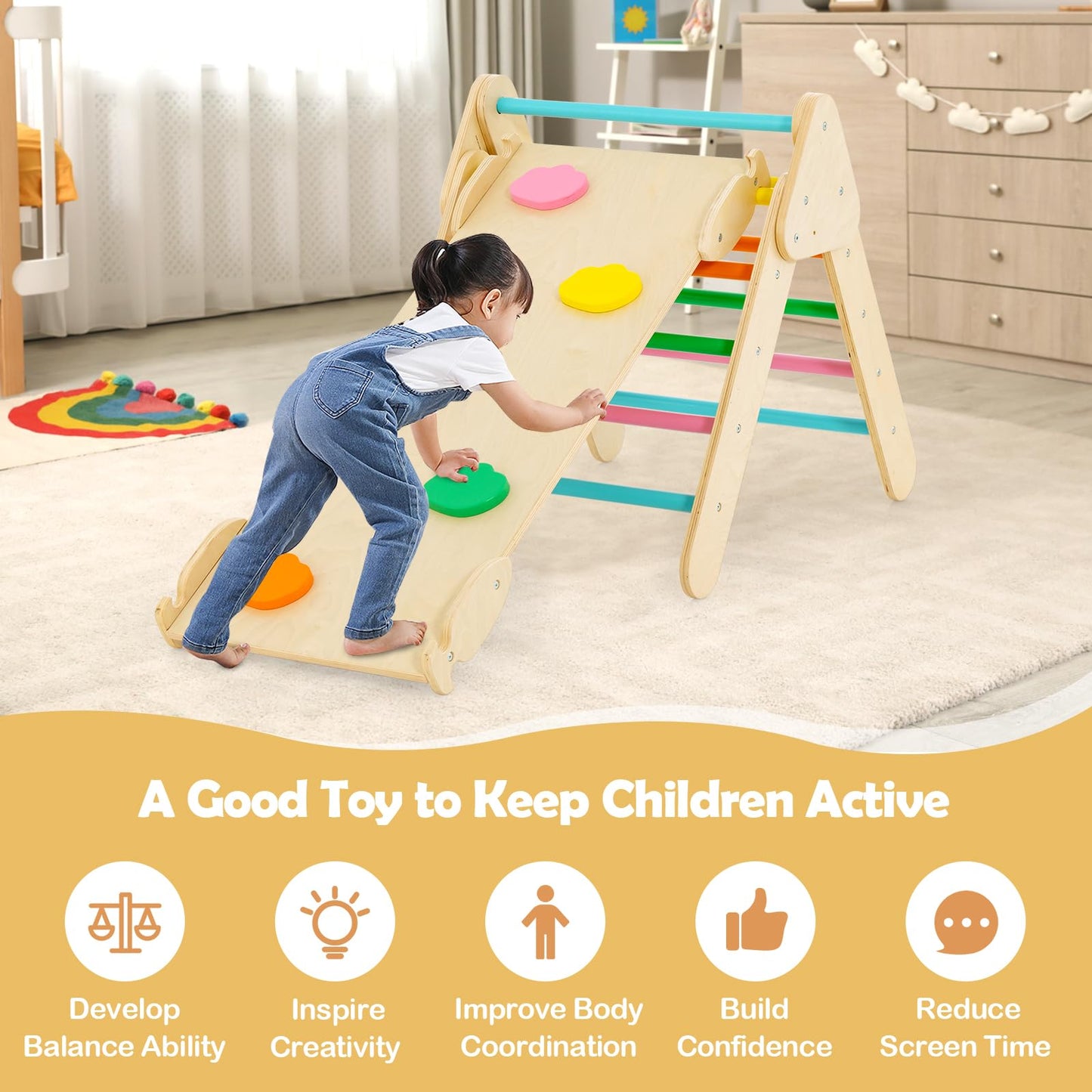 3 in 1 Toddler Climber with Ladder