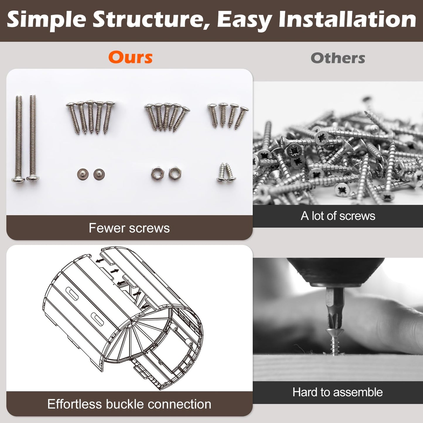 142 Large Outdoor Compost Tumbler with Dual Chambers