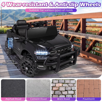 12V Kids Ride on Car with Remote Control, Lights