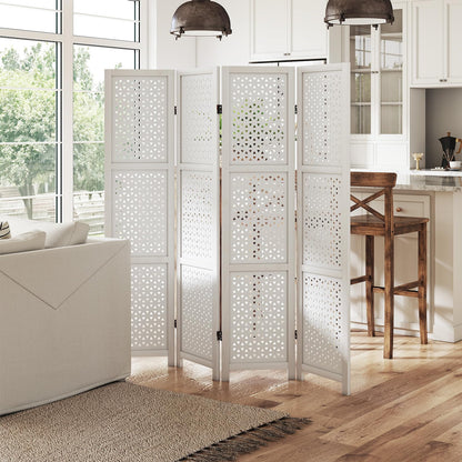 4 Panel Folding Room Divider for Living Room Bedroom Office