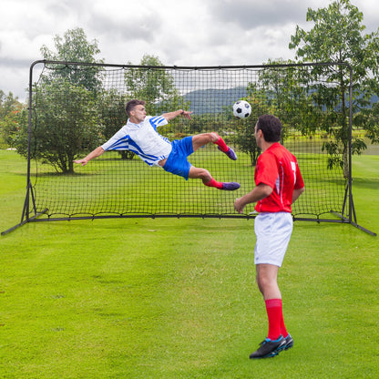 12ft x 6ft Soccer Training Equipment with Carry Bag and Ground Stakes