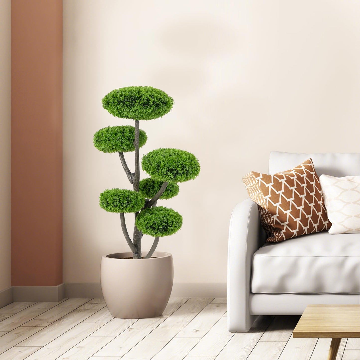 Artificial Cypress Topiary Ball Tree for Home Office