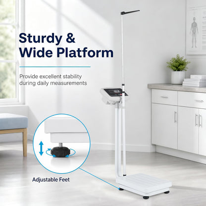 Height and Weight Scale with Height Rod
