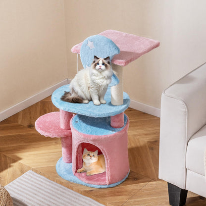 Cat Tree, Multi-Layer Cats Tower with Perch, Condo