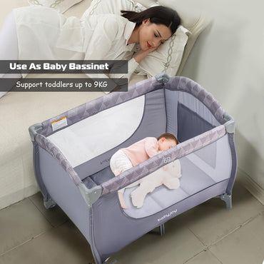 Portable Baby Bed Playard with Bassinet