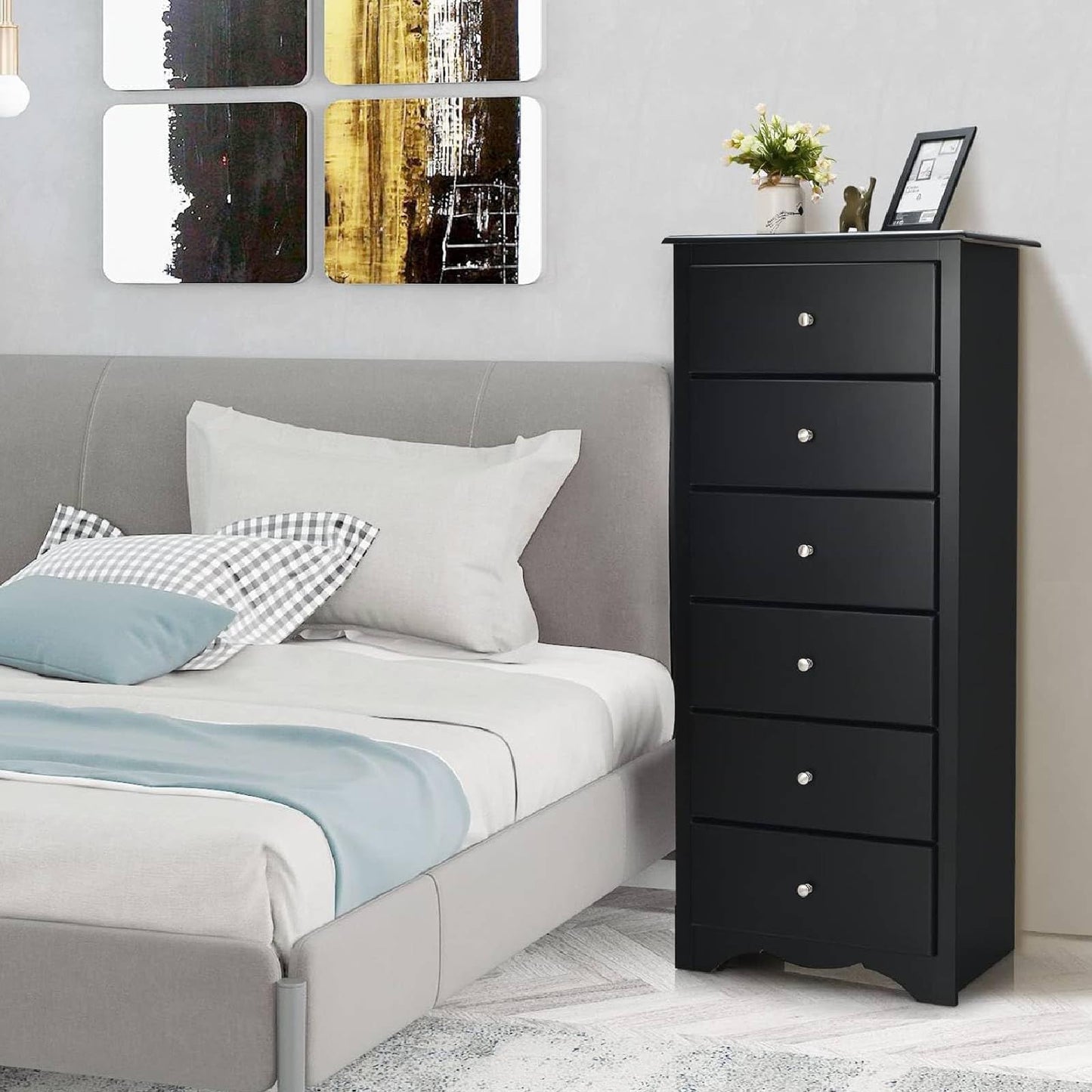 6-Drawer Freestanding Dresser Cabinet
