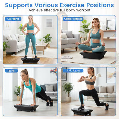 Vibration Plate Exercise Machine with Gravity Sensor for Home
