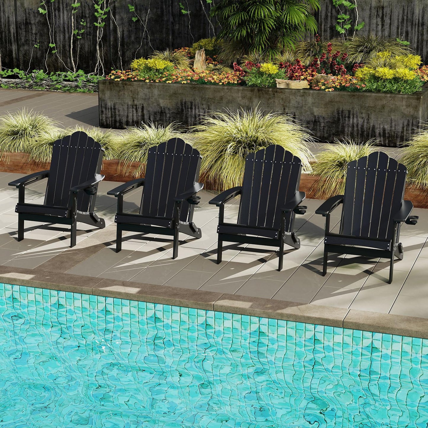 Adirondack Chair, Weather Resistant HIPS Garden Chair