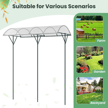 Outdoor Metal Tomato Stand, 246cm Climbing Vegetables Fruits Flowers Shelter