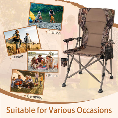 Lightweight Director Chair with Anti-Slip Feet & Cup Holder