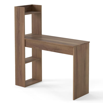 Home Office Desk with Bookshelf 110 CM Study Writing Table