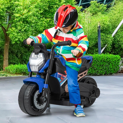 3 Wheel Toddler Ride on Motorcycle with Detachable Training Wheels
