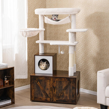 153cm Tall Cats Tower with Sisal Scratching Posts