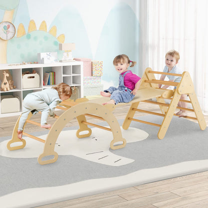 Triangle Climbing Toys with Climbing Triangle Arch Ramp