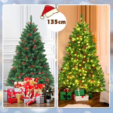 Artificial Christmas Tree 4.5FT Hinged Christmas Tree with 516 Branch Tips